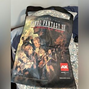 Final Fantasy XII The Zodiac Age AX Anime Expo 2017 Exclusive Jumbo Swag Bag